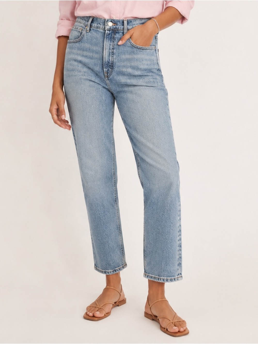 Everlane The Way-High Slim Jeans Women’s 29 Light Wash High Rise Straight Leg